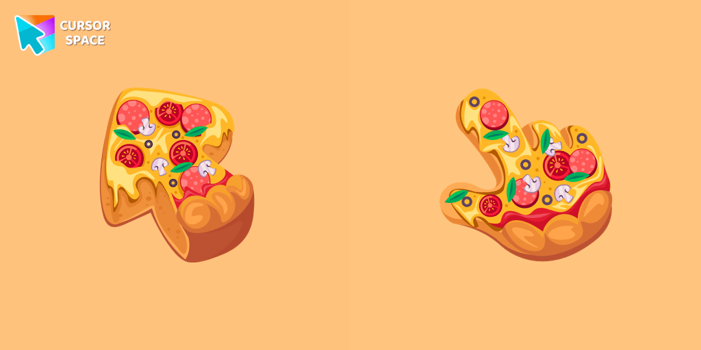 Pizza Texture cursor cursor pack